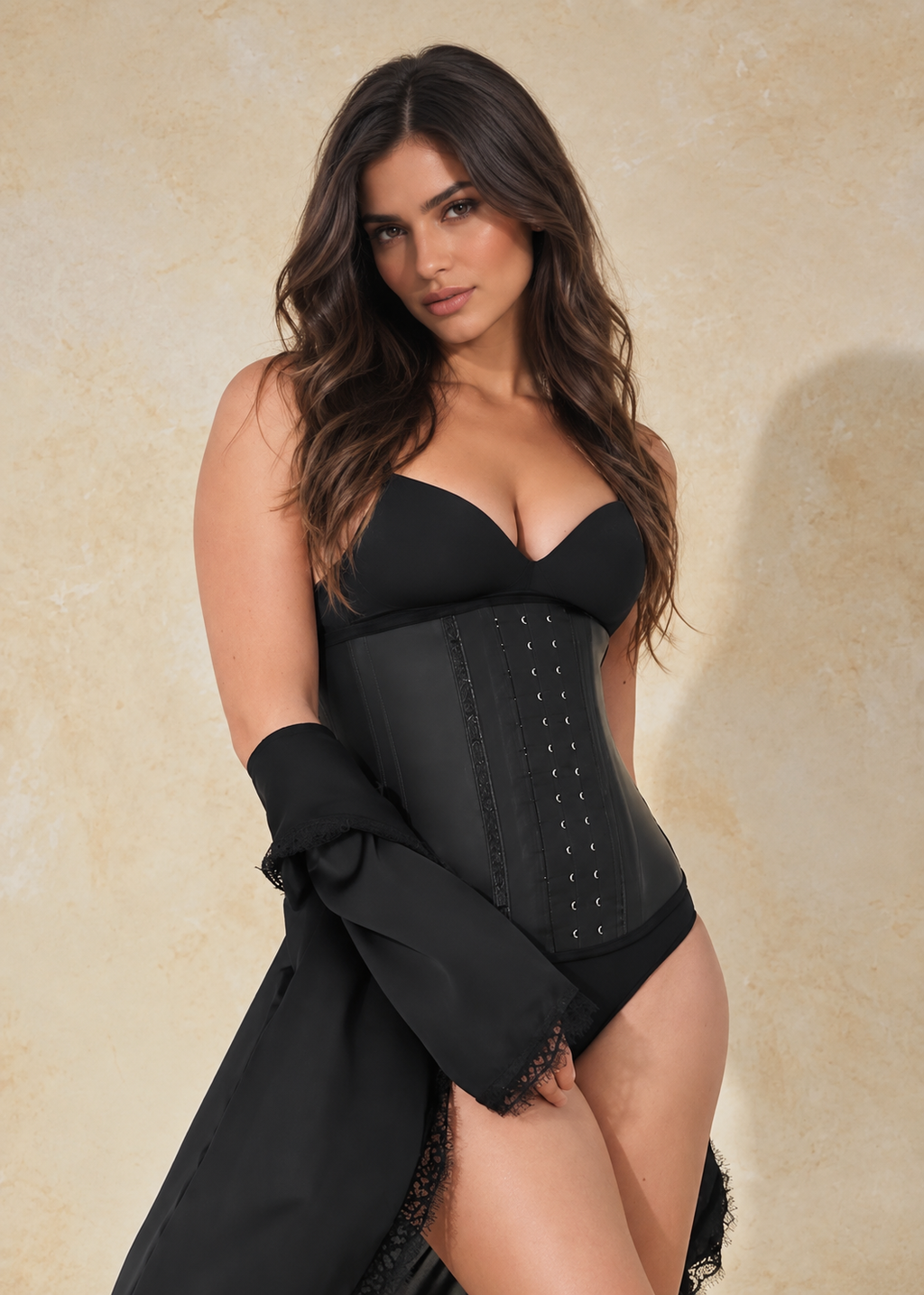 Colombian Latex Waist Trainer for Women | Underbust Corset & Tummy Control Body Shaper