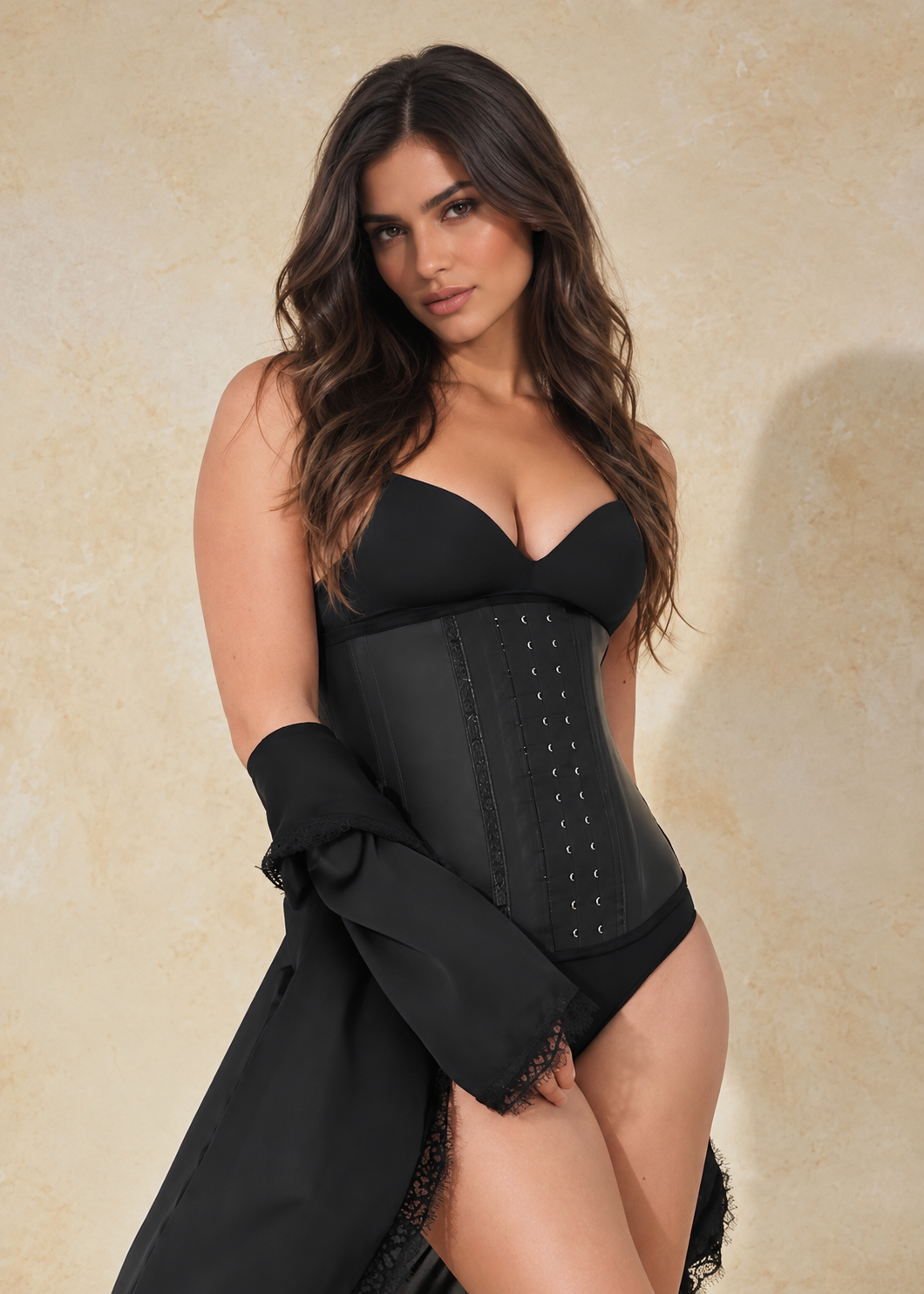 Colombian Latex Waist Trainer for Women | Underbust Corset & Tummy Control Body Shaper